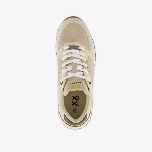 Dames sneakers wit beige