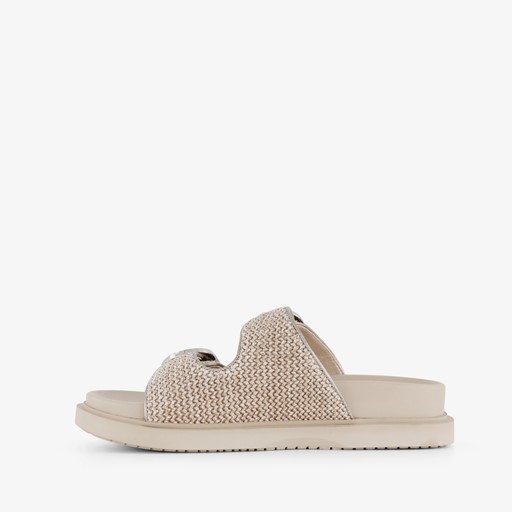 Dames slippers beige