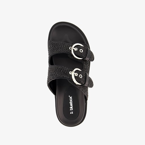 Dames slippers zwart