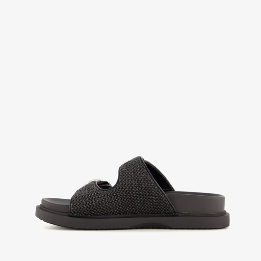 Dames slippers zwart