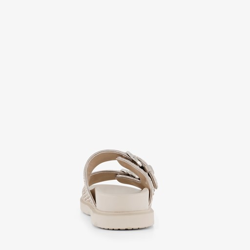 Dames slippers beige