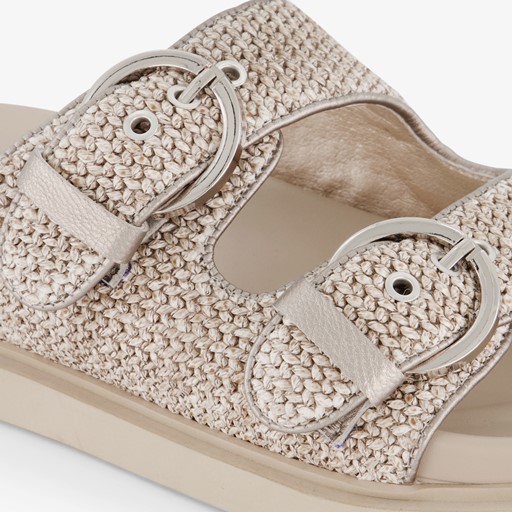 Dames slippers beige