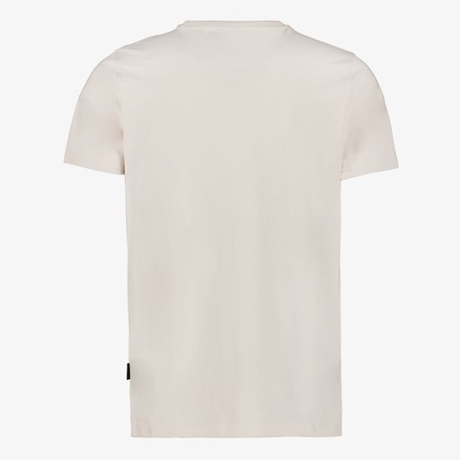 Heren T-shirt met palmbomen wit