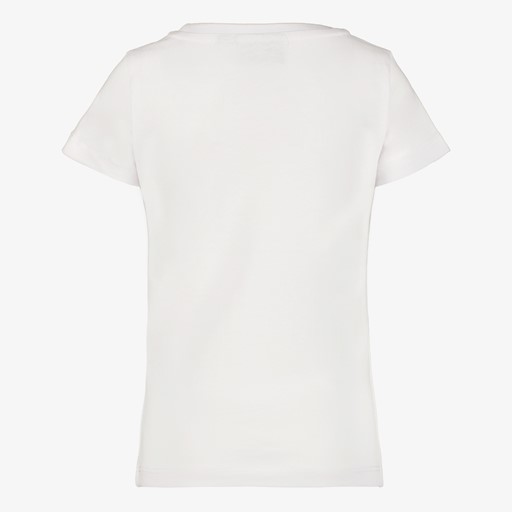 Meisjes T-shirt met panter wit