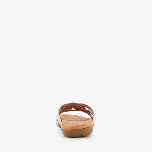 Dames slippers goudkleurig