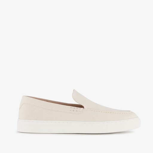 Heren instappers beige