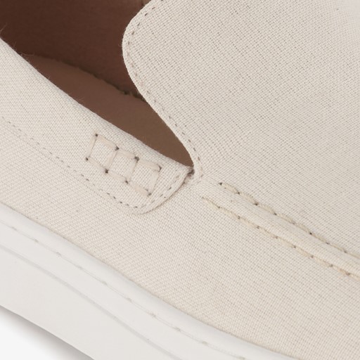 Heren instappers beige