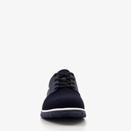 Heren sneakers navy bruin