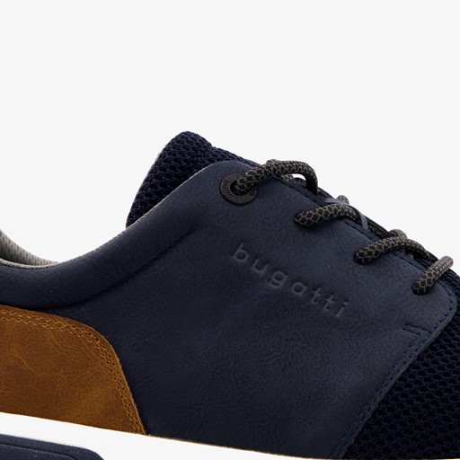 Heren sneakers navy bruin