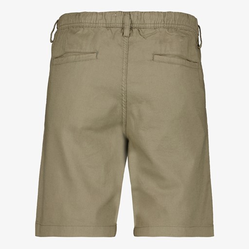 Heren short kaki groen