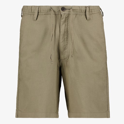 Heren short kaki groen