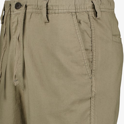 Heren short kaki groen