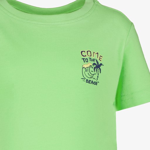 Jongens T-shirt met backprint groen