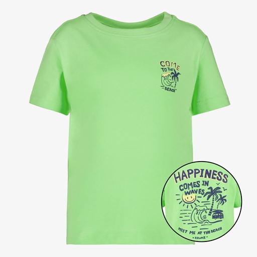 Jongens T-shirt met backprint groen