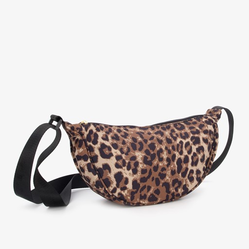 Dames crossbody tas met dierenprint