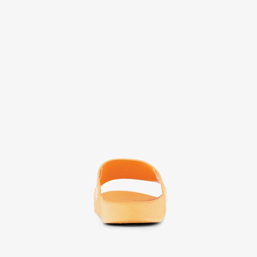 Kinder badslippers met zonnetjes geel