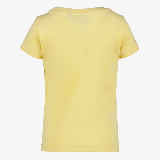 Meisjes T-shirts met ijsco en bloemen geel
