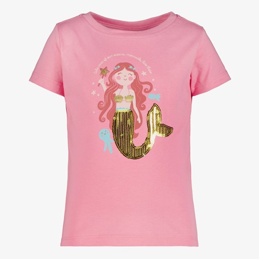 Meisjes T-shirt met zeemeermin en glitters