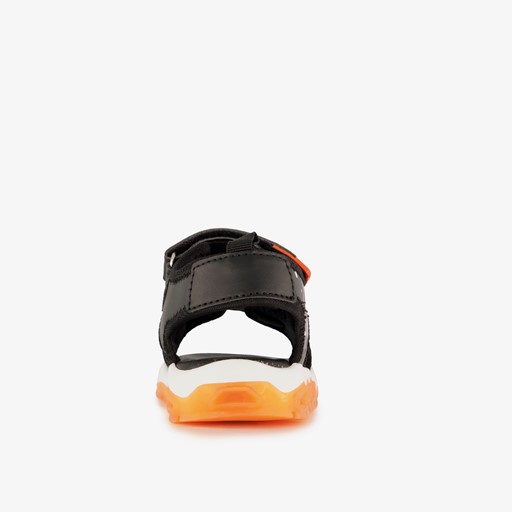 Sandalen haai met lichtjes zwart