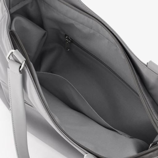 Dames schoudertas grijs