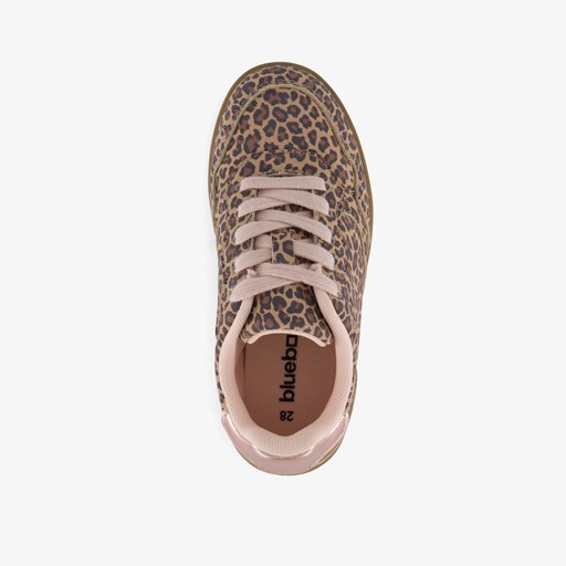 Meisjes sneakers met panterprint