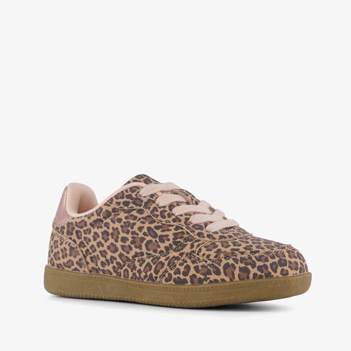 Meisjes sneakers met panterprint
