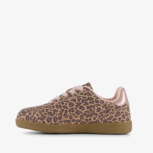 Meisjes sneakers met panterprint
