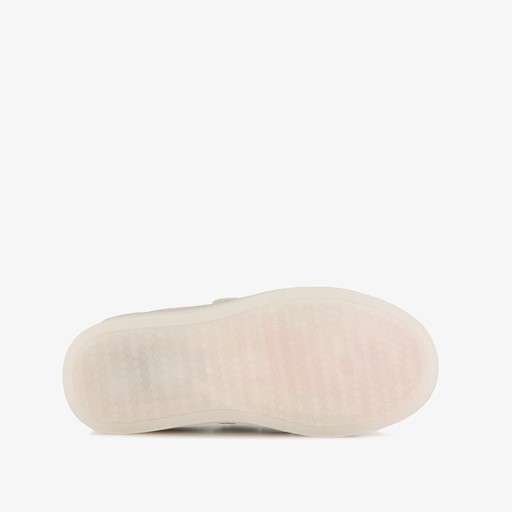 Metallic sneakers met lichtjes zilver