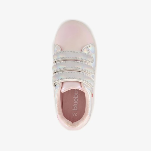 Metallic sneakers met lichtjes zilver