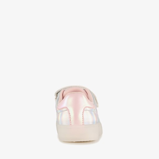Metallic sneakers met lichtjes zilver