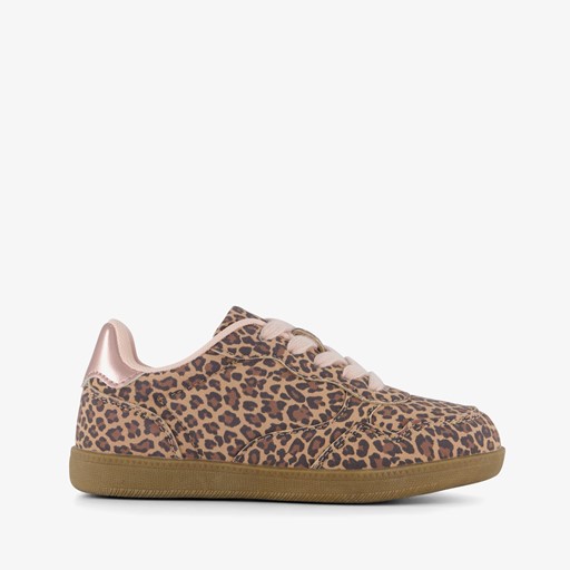 Meisjes sneakers met panterprint