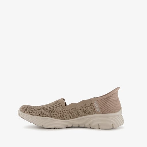 Slip-ins: Seager dames instappers beige