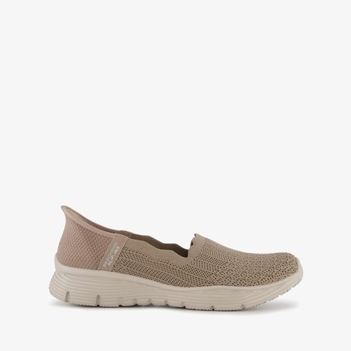 Slip-ins: Seager dames instappers beige