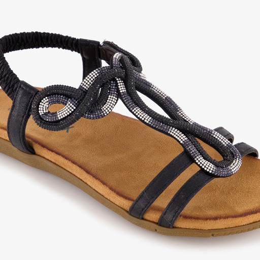 Dames sandalen zwart