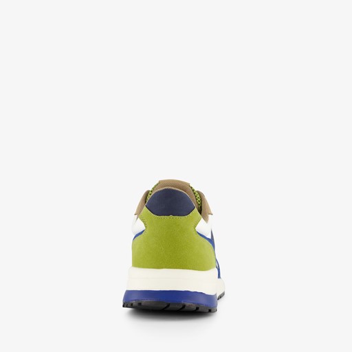 Heren sneakers blauw groen