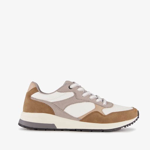 Heren sneakers beige