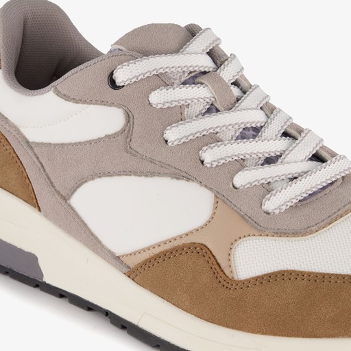 Heren sneakers beige