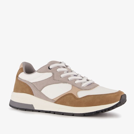 Heren sneakers beige