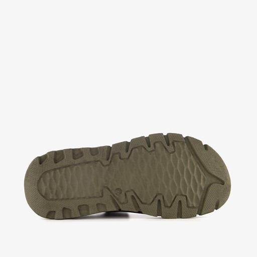 Leren heren sandalen cognac