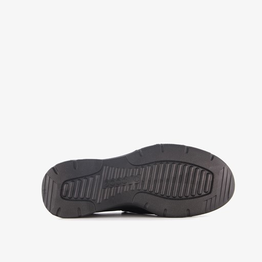 ECCO Irving leren heren instappers zwart