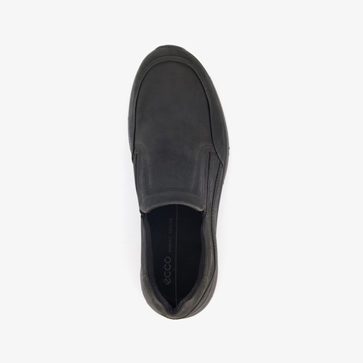 ECCO Irving leren heren instappers zwart