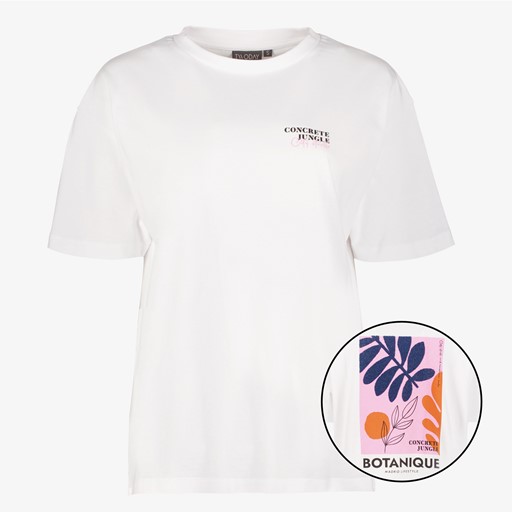 Dames T-shirt met backprint wit
