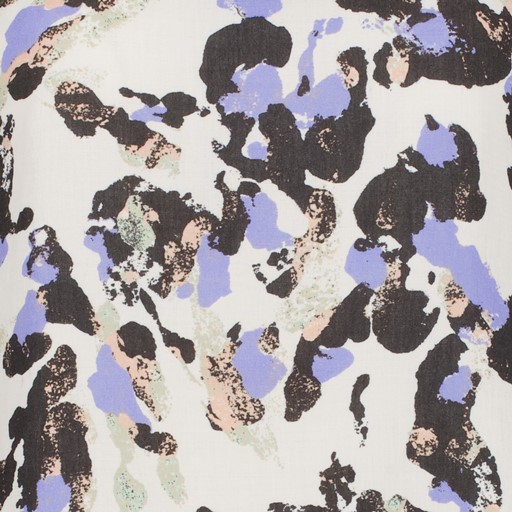 Dames T-shirt met print wit paars