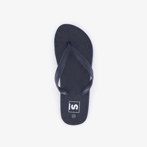 Heren teenslippers blauw