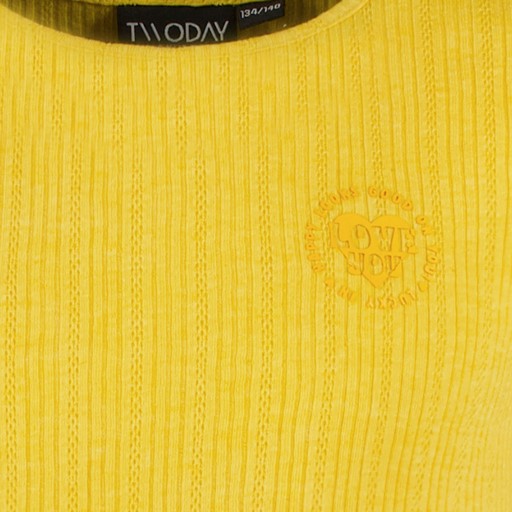 Meisjes T-shirt geel