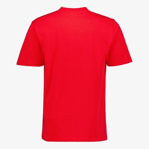 M BL SJ heren T-shirt rood zwart