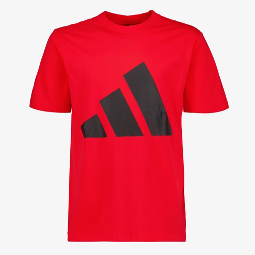 M BL SJ heren T-shirt rood zwart