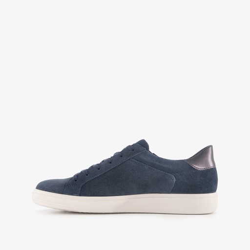 ECCO Classic leren dames sneakers blauw