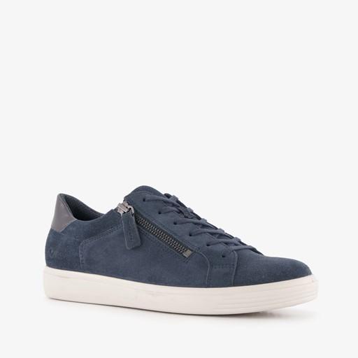 ECCO Classic leren dames sneakers blauw