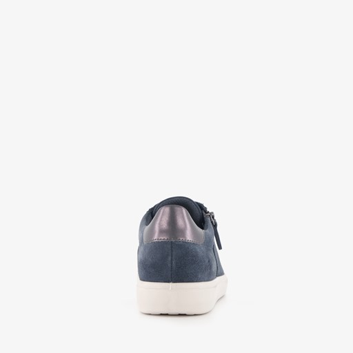 ECCO Classic leren dames sneakers blauw